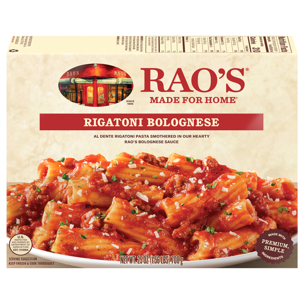 Rao's Rigatoni Bolognese Frozen Meal