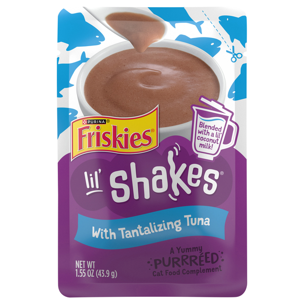 Friskies Lil' Shakes with Tantalizing Tuna Cat Food Complement