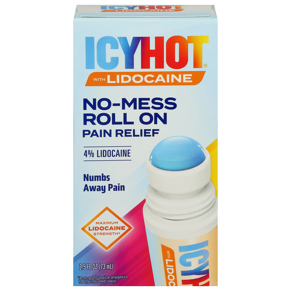 Icy Hot Max Lidocaine Pain Relief Maximum Strength Roll-On