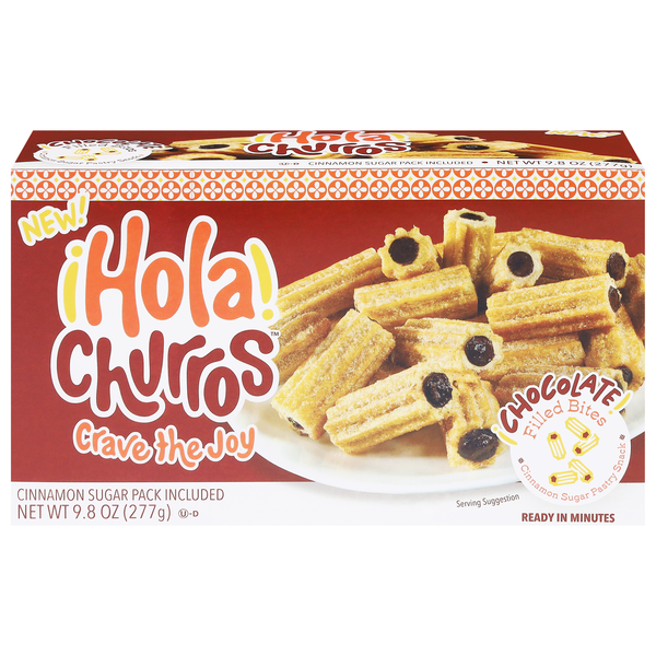 Hola Churros! Chocolate Filled Bites Frozen