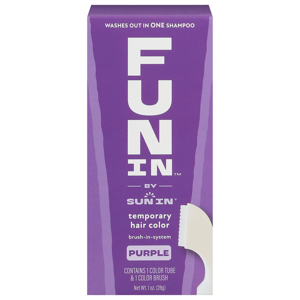 Fun In by Sun In Temporary Hair Color Brush-in-System Purple
