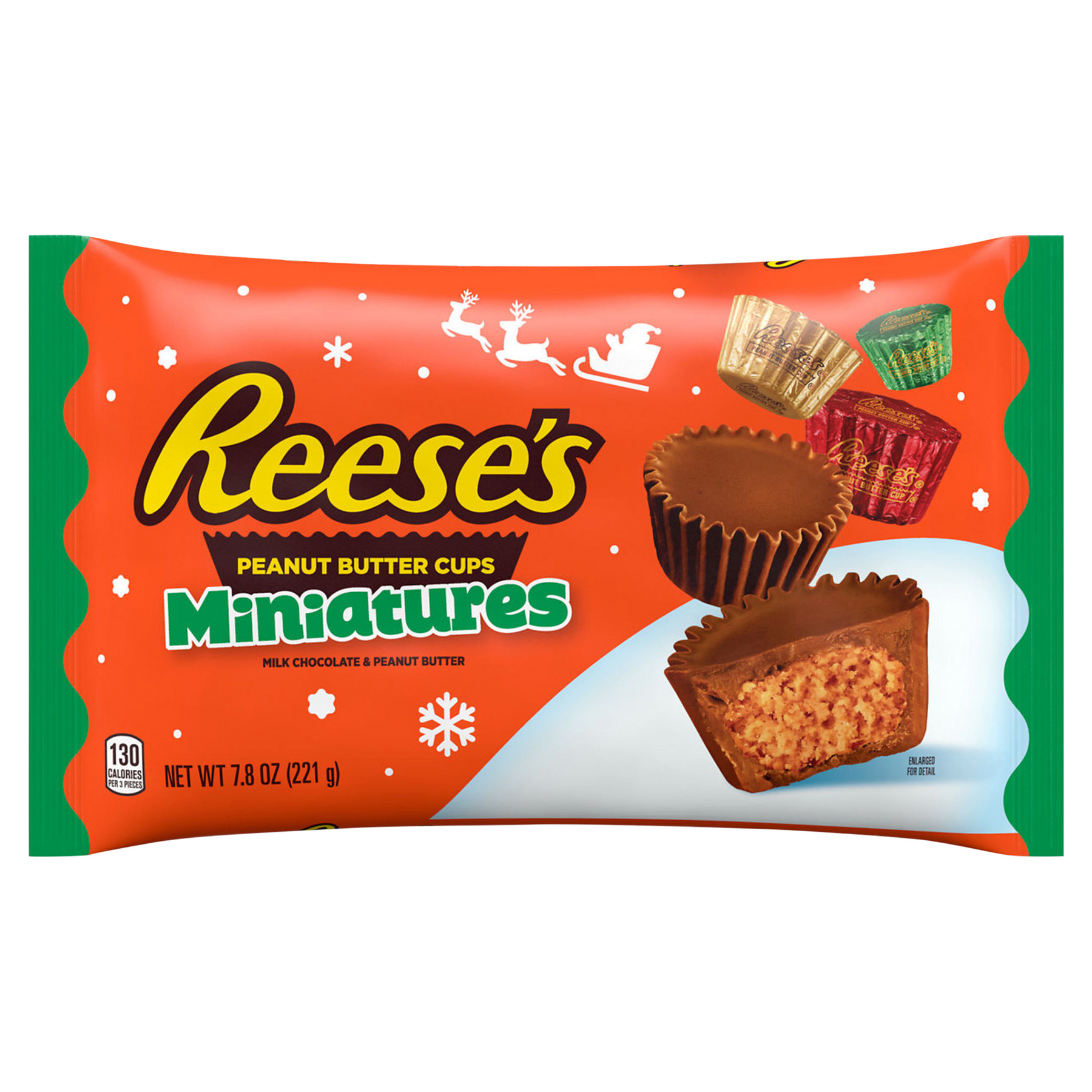 Reese's Reese's Miniatures Milk Chocolate & Peanut Butter Cups Holiday