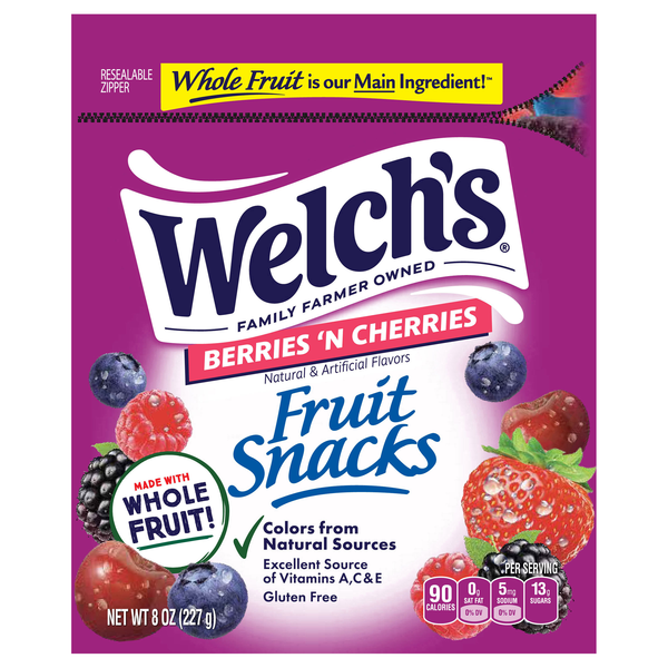 Welch's Berries 'n Cherries Fruit Snacks