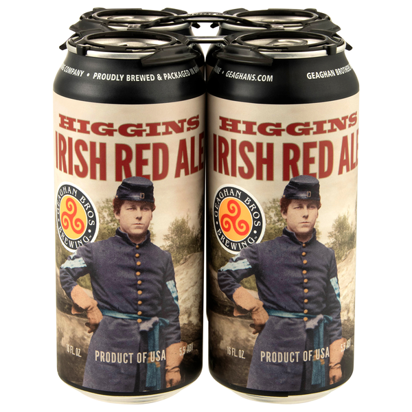 Geaghan Bros Brewing Higgins Irish Red Ale Beer - 4 pk