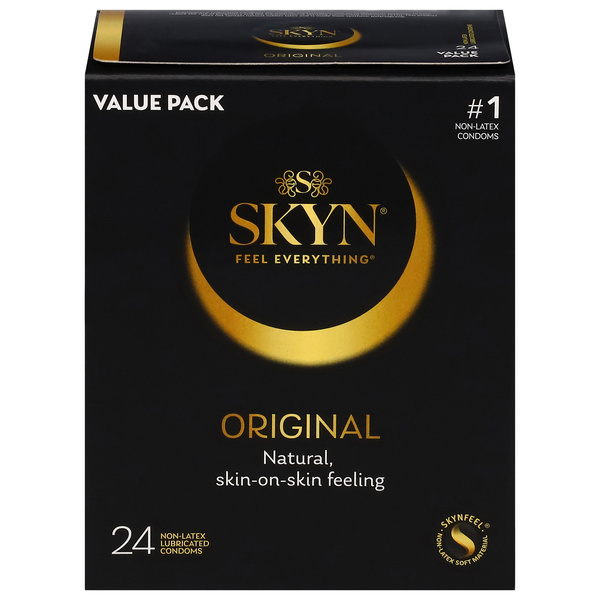 Skyn Feel Everything Non-Latex Lubricated Condoms Original