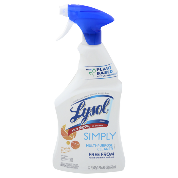 Save on Lysol Simply MultiPurpose Cleaner Trigger Spray Orange Blossom