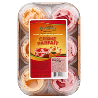 Raymundo's Orange or Strawberry Flavored Creme Parfait - 6 ct
