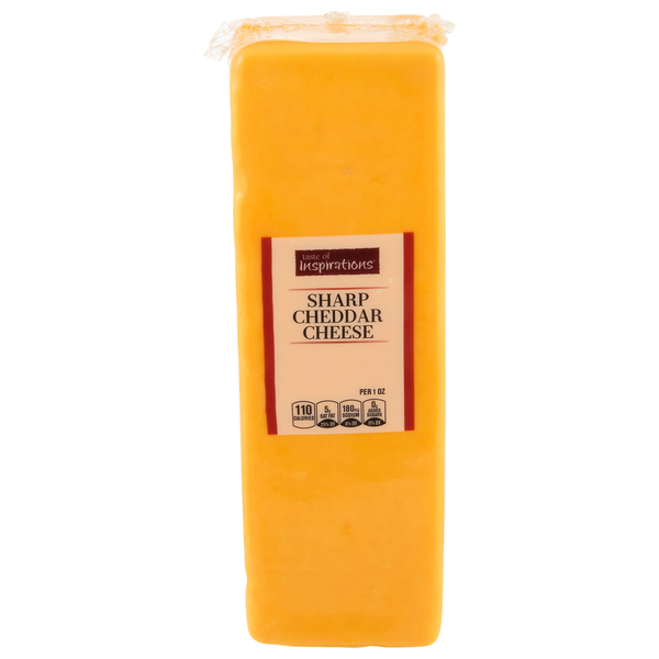 Taste of Inspirations Sharp Yellow Cheddar Cheese (Regular Sliced)