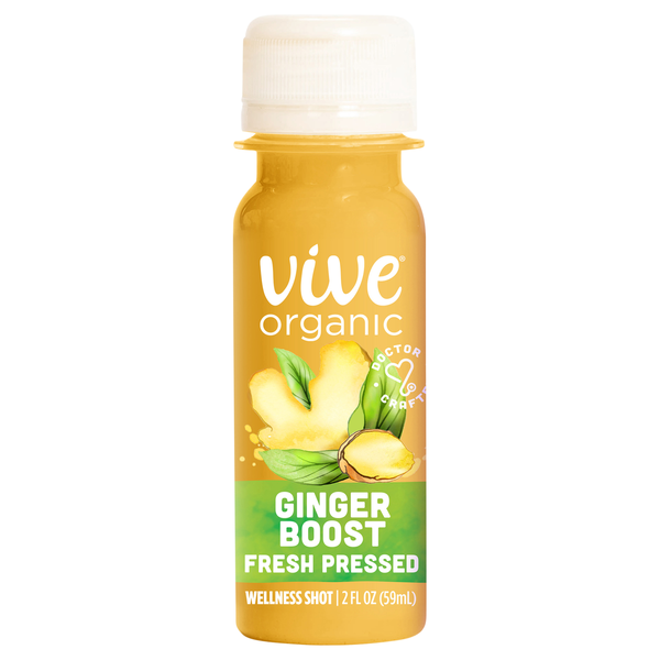 Vive Organic Ginger 60000 mg Pure Boost Wellness Shot