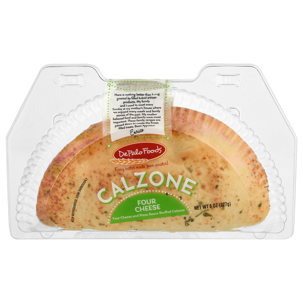 DePalo Foods Deli Four Cheese Calzone