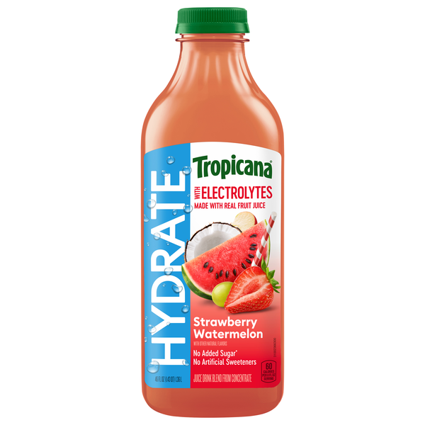 Tropicana Hydrate Strawberry Watermelon with Electrolytes Drink
