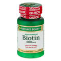 Nature's Bounty 5000mcg Biotin Quick Dissolve Tablets