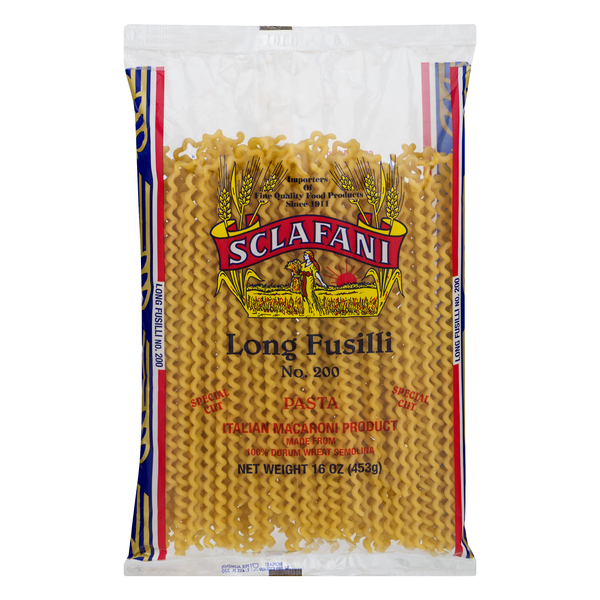 Sclafani Long Fusilli Pasta