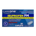 CareOne Ibuprofen PM 200 mg Pain Relief Caplets