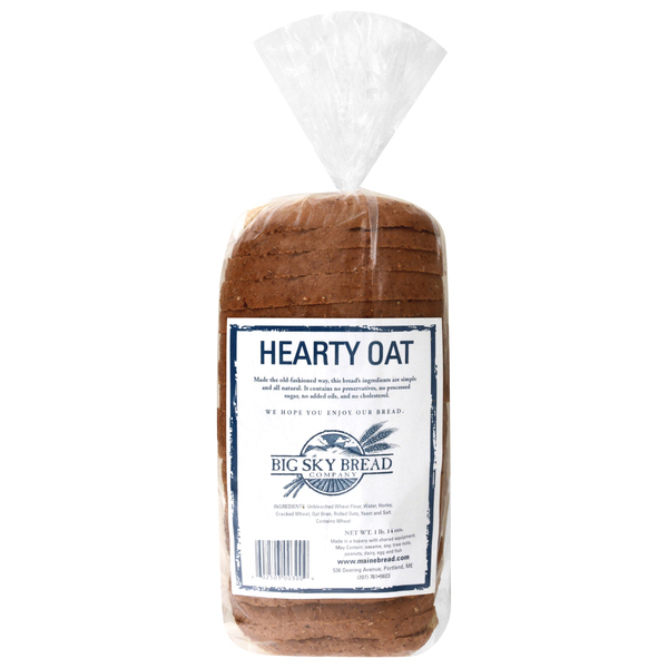 Big Sky Bread Co. Hearty Oat Sliced Bread Loaf