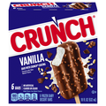 CRUNCH Vanilla Frozen Dairy Dessert Bars - 6 ct