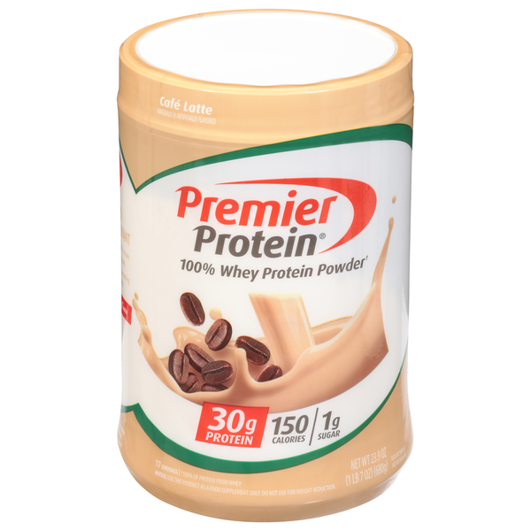 Premier Protein Cafe Latte Whey 30g Protein Powder