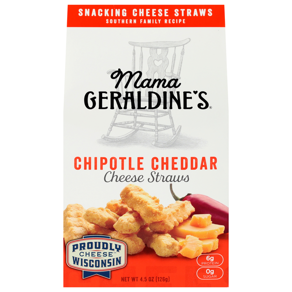 Mama Geraldine's Chipotle Cheddar Cheese Straws