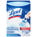 Lysol Atlantic Fresh Click Gel Toilet Bowl Cleaner - 6 ct