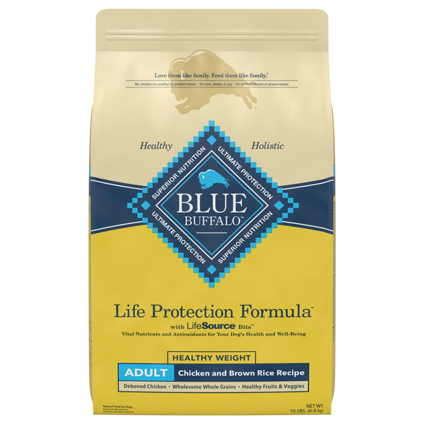 Blue Buffalo Healthy Weight Chicken & Brown Rice Adult Dry Dog Food