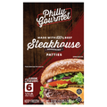 Philly Gourmet Steakhouse 1/3 lb Smokehouse Beef Patties - 6 ct Frozen
