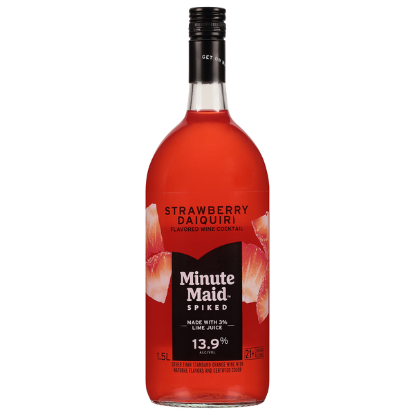 Minute Maid Spiked Strawberry Daiquiri Flavored Wine Cocktail