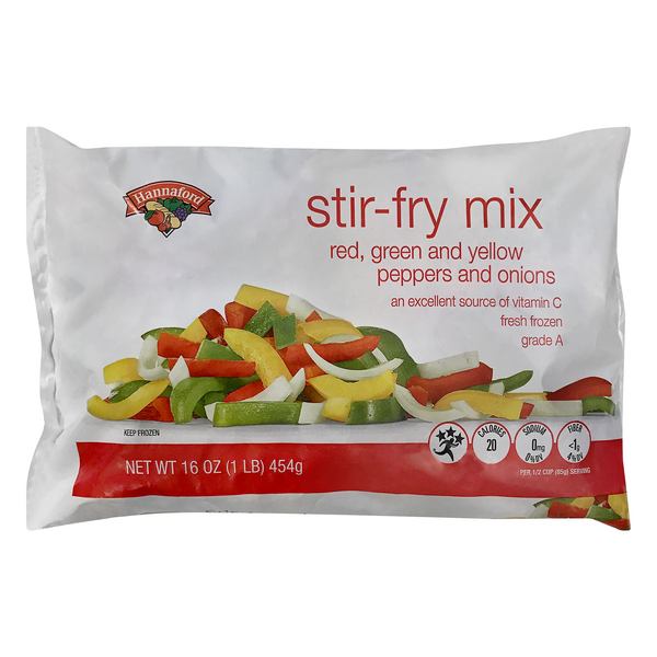 Hannaford Stir-Fry Mix Peppers & Onions Frozen