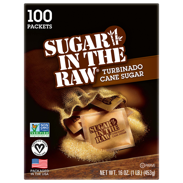 Sugar In The Raw Turbinado Cane Sugar Packets