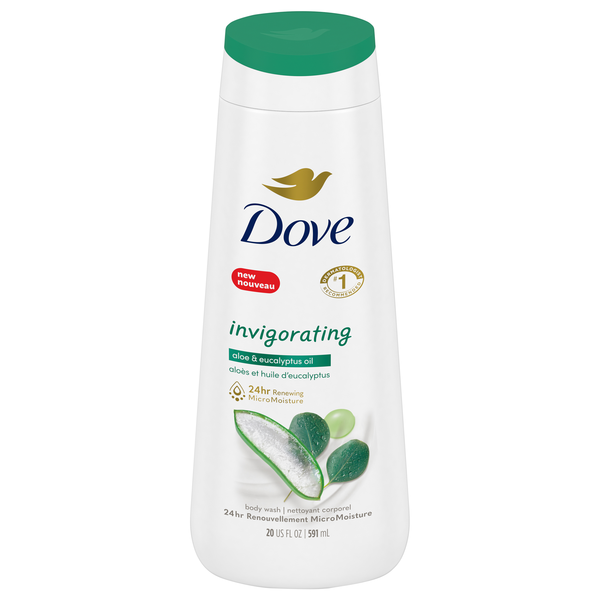 Dove Invigorating Aloe & Eucalyptus Oil Body Wash