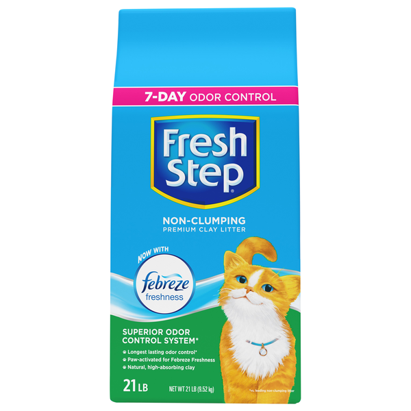 Fresh Step Non-Clumping Scented Febreze Freshness Clay Cat Litter