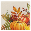Smart Living Harvest 2-Ply Beverage Napkins Pumpkins