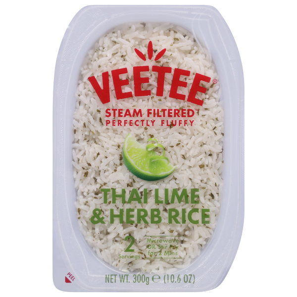 Veetee Steam Filtered Thai Lime & Herb Flavored Rice Microwave