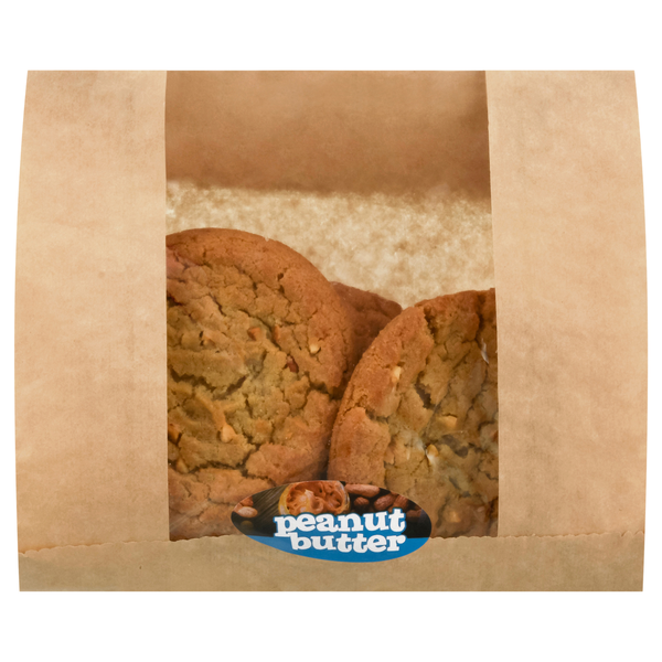 Our Brand Bakery Peanut Butter Cookies - 4 ct