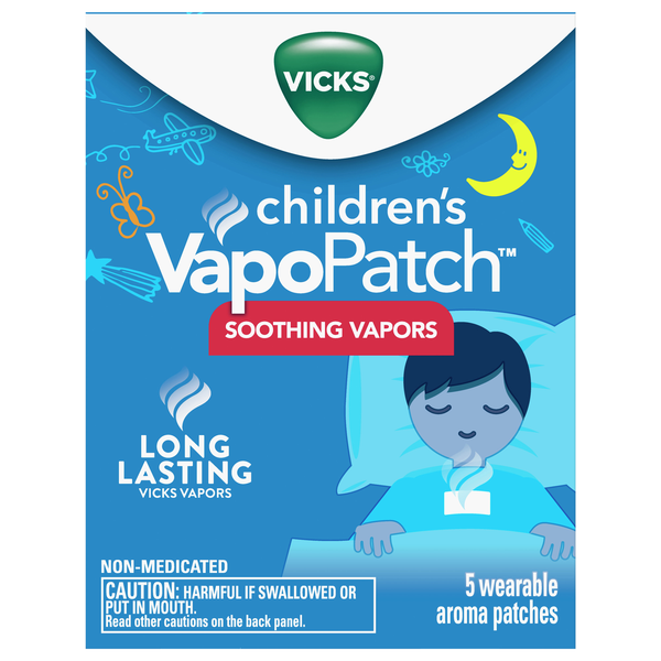 Vicks Children's VapoPatch Wearable Mess-Free Aroma Patch