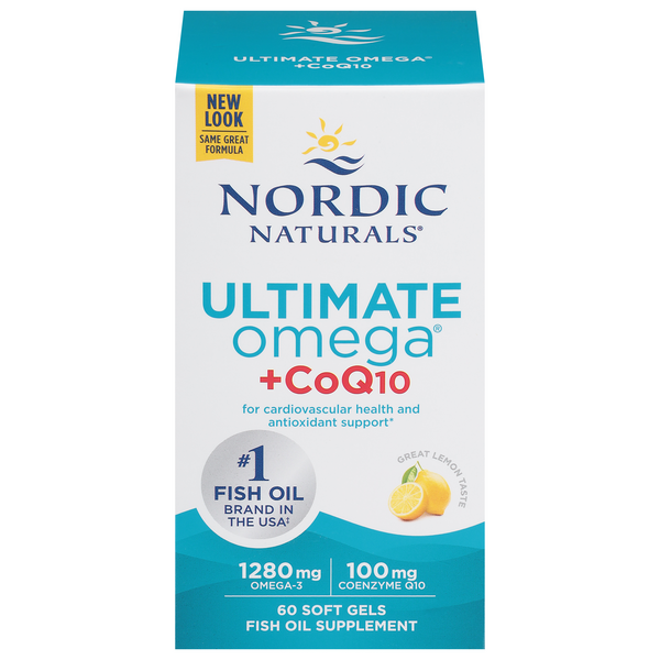 Nordic Naturals Ultimate Omega + CoQ10 Softgels