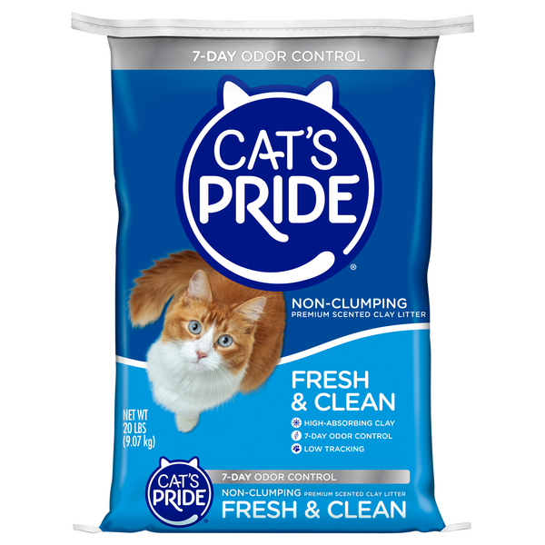 Cat's Pride Non-Clumping Fresh & Clean Scented Clay Cat Litter