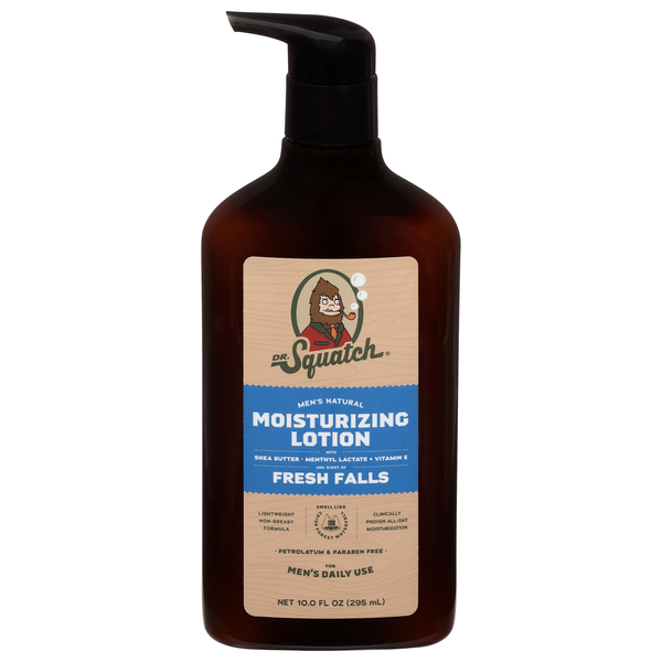 Dr. Squatch Fresh Falls Men's Natural Body Lotion