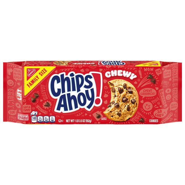 Nabisco Chips Ahoy! Chewy Chocolate Chip Cookies Family Size