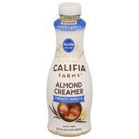 Califia Farms Dairy Free French Vanilla Flavored Almondmilk Coffee Creamer