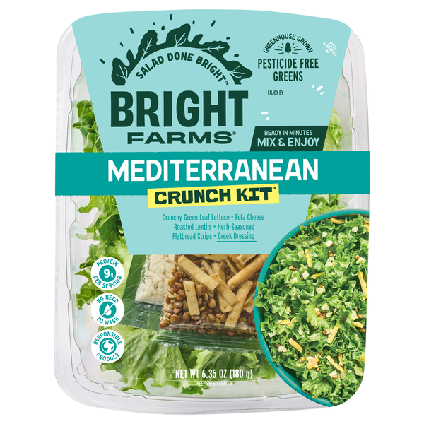 BrightFarms Mediterranean Salad Crunch Kit