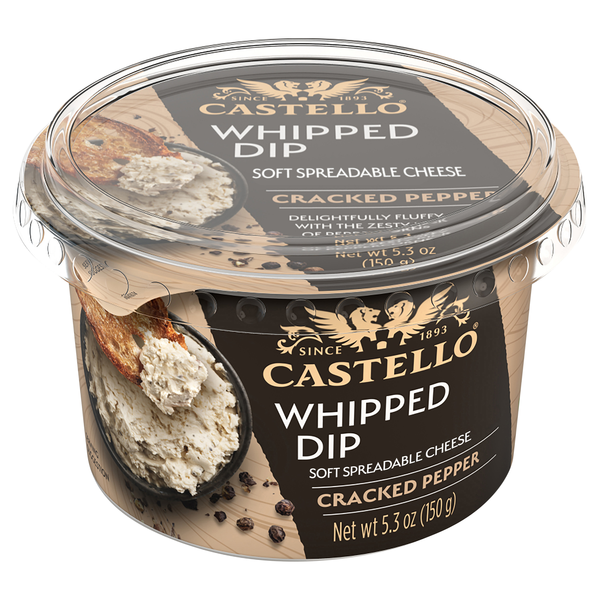 Castello Cracked Pepper Whipped Spreadable Cheese Dip