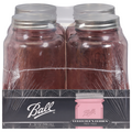 Ball Jars Regular Mouth with Lids and Bands Rose 32 oz