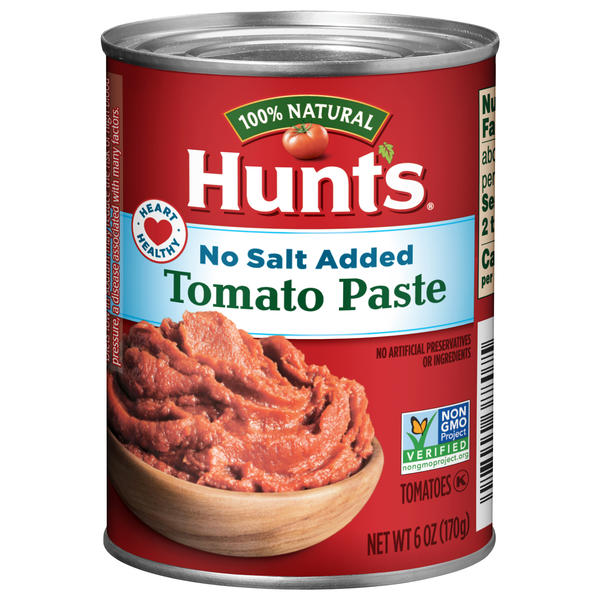 Hunt's 100% Natural No Salt Added Tomato Paste