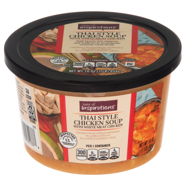 Taste of Inspirations Thai Style Chicken Soup Refrigerated