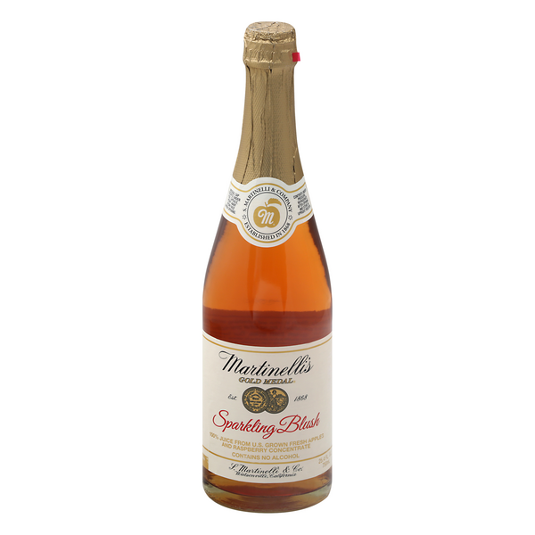 Save on Martinelli's Gold Medal Sparkling Blush 100 Juice Apple