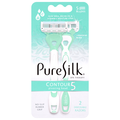 Pure Silk Contour 5 Pivoting Head Disposable Razors