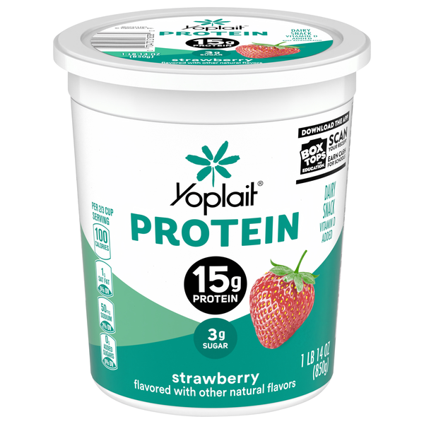 Yoplait Protein Strawberry Yogurt