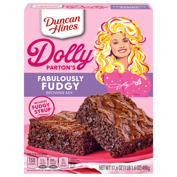 Duncan Hines Dolly Parton's Fabulously Fudgy Brownie Mix