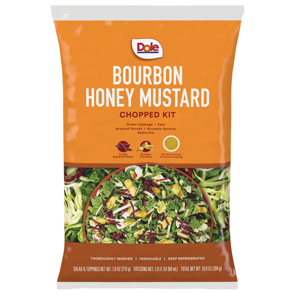 Dole Chopped Bourbon Honey Mustard Salad Kit