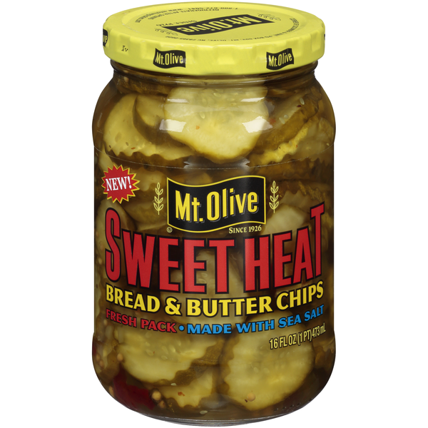 Mt. Olive Sweet Heat Bread & Butter Pickle Chips